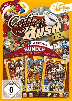 Coffe Rush 1-3 PC Sunrise - Sunrise - (PC Spiele / Sammlung)