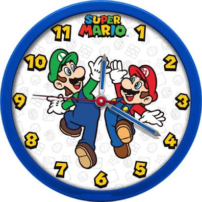 Super Mario analoge Wanduhr ? 25cm: Der Blickfang für jedes Gamer-Zimmer