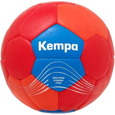 KEMPA Handball Spectrum Synergy Primo Top Handball Größe 1 Rot/ Blau NEU
