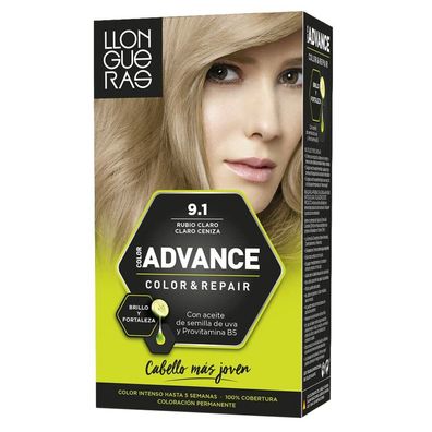 Llongueras Color Advance Coffee Salon Collection Hair Colour 9.1 Light Ash Blond