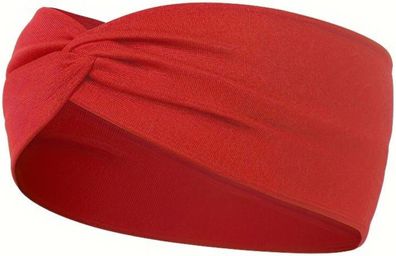 Rotes Jersey Sport Stirnband - Atmungsaktive Rutschfeste Haarband - Schweißband