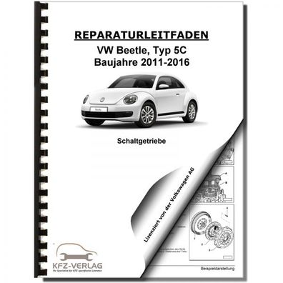 VW Beetle Typ 5C (11-16) 6 Gang Schaltgetriebe 02Q Kupplung Reparaturanleitung