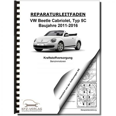 VW Beetle Cabrio 5C (11-16) Kraftstoffversorgung Benzinmotor Reparaturanleitung