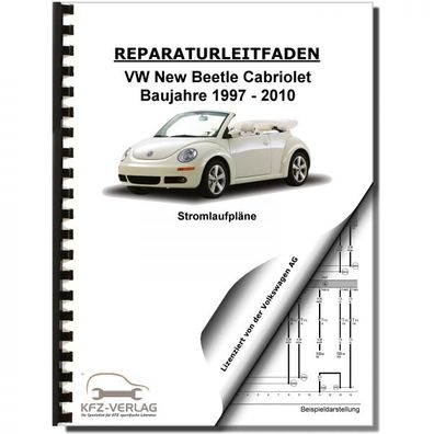 VW New Beetle Cabrio (03-10) Schaltplan Stromlaufplan Verkabelung Elektrik Pläne