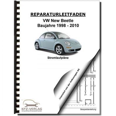 VW New Beetle 9C 1998-2010 Schaltplan Stromlaufplan Verkabelung Elektrik Pläne