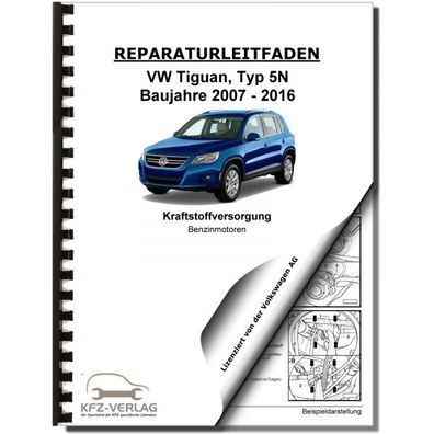 VW Tiguan Typ 5N 2007-2016 Kraftstoffversorgung Benzinmotoren Reparaturanleitung