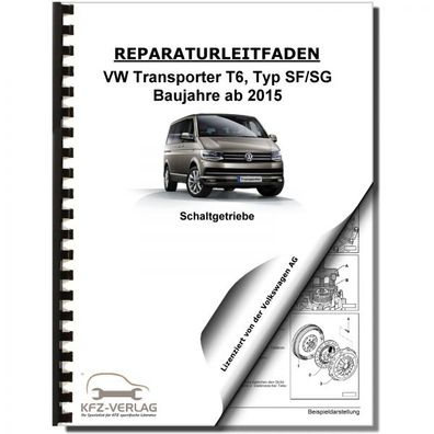 VW Transporter T6 ab 2015 6 Gang Schaltgetriebe 0A5 Kupplung Reparaturanleitung