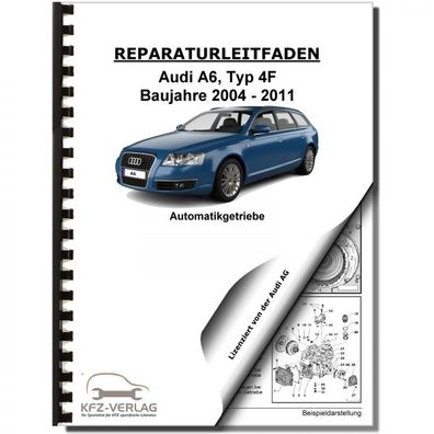 Audi A6 4F 2004-2011 6 Gang Automatikgetriebe 09L 4WD Reparaturanleitung