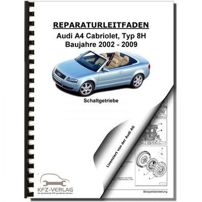 Audi A4 Cabriolet (02-09) 6 Gang Schaltgetriebe 01E Kupplung Reparaturanleitung