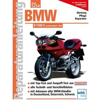 BMW R 1100 S, Typ 259 (1998-2005) Reparaturanleitung Bucheli Verlag