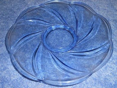 Kuchenteller / Glasteller aus den 60er Jahren Durchmesser 30 cm
