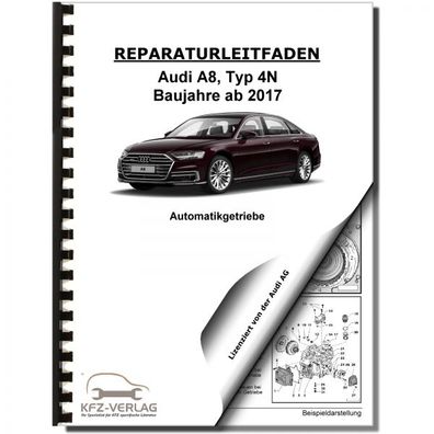 Audi A8 4N ab 2017 Instandsetzung 8 Gang Automatikgetriebe Reparaturanleitung