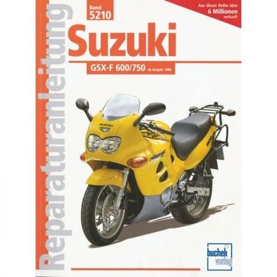 Suzuki GSX-F 600/750, Typ AE (1988-1999) Reparaturanleitung Bucheli Verlag