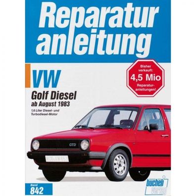 VW Golf II 1.6 Lt. Diesel/ Turbodiesel GTD/ Carat TD, Typ 19E (08.1983-1992)