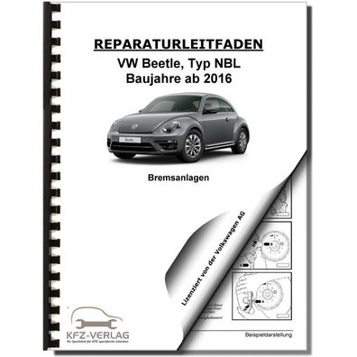 VW Beetle Typ NBL (16-19) Bremsanlagen Bremsen System Reparaturanleitung