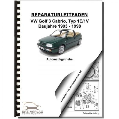 VW Golf 3 Cabrio 1E/1V (93-98) 4 Gang Automatikgetriebe 096 Reparaturanleitung