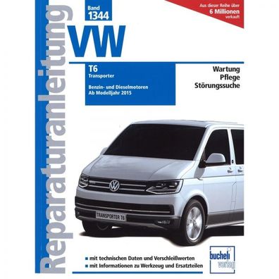 VW Transporter T6 Benziner/ Diesel (ab 2015) Reparaturanleitung Bucheli Verlag