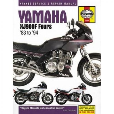 Yamaha XJ900F Fours Motorrad (1983-1994) Reparaturanleitung Haynes