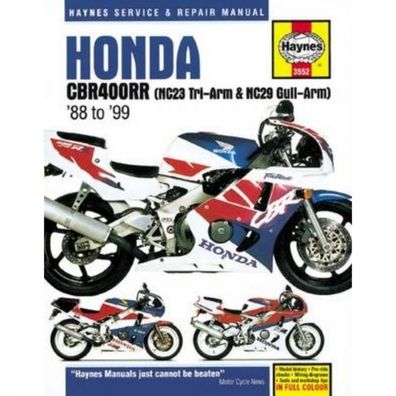 Honda Motorrad CBR400RR (1988-1999) Reparaturanleitung Haynes