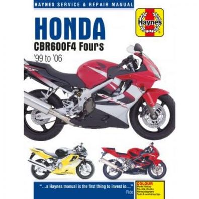 Honda Motorrad CBR600F4 Fours (1999-2006) Reparaturanleitung Haynes