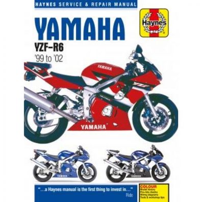 Yamaha Motorrad YZF R6 (1999-2002) Reparaturanleitung Haynes