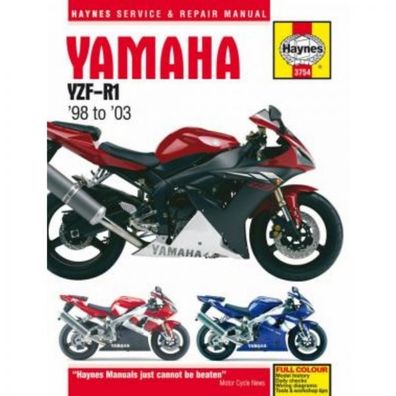 Yamaha Motorrad YZF R1 (1998-2003) Reparaturanleitung Haynes