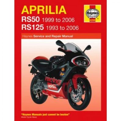 Aprilia Motorrad RS50 und RS125 (1993-2006) Reparaturanleitung Haynes