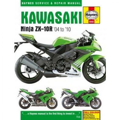 Kawasaki Motorrad Ninja ZX-10R (2004-2010) Reparaturanleitung Haynes