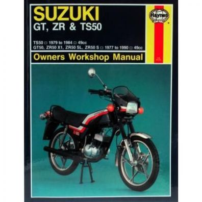 Suzuki Motorrad GT, ZR und TS50 (1977-1990) Reparaturanleitung Haynes