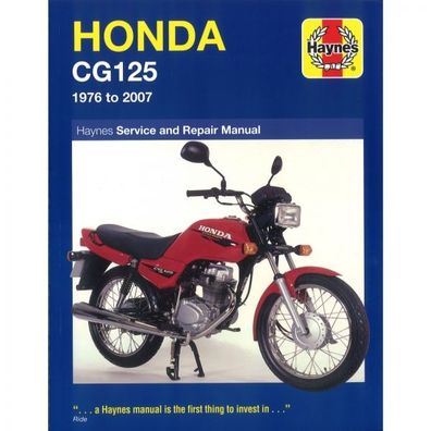 Honda Motorrad CG125 1976-2007 Reparaturanleitung Haynes