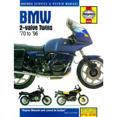 BMW Motorrad 2-Ventiler Twins (1970-1996) Reparaturanleitung Haynes