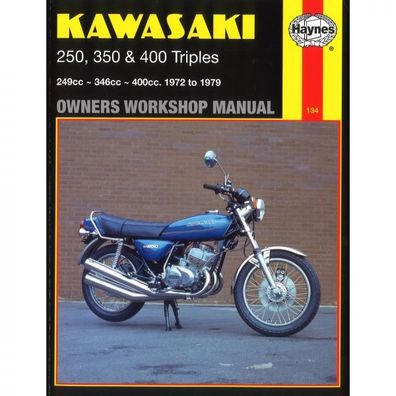 Kawasaki Motorrad 250, 350 und 400 Triples (1972-1979) Reparaturanleitung Haynes