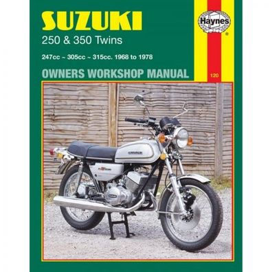 Suzuki Motorrad 250 und 350 Twins (1968-1978) Reparaturanleitung Haynes