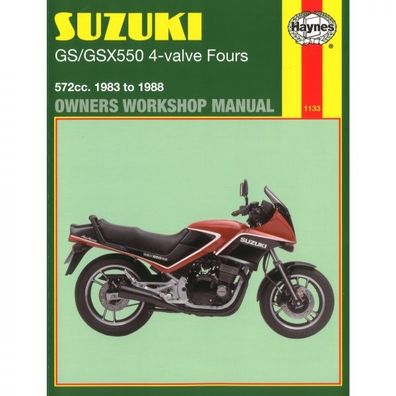 Suzuki Motorrad GS GSX550 4-Ventiler (1983-1988) Reparaturanleitung Haynes