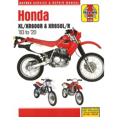 Honda Motorrad XL/XR600R und XR650L/R (1983-2020) Reparaturanleitung Haynes