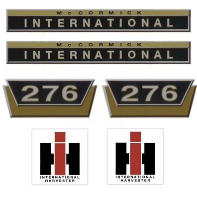 IHC International 276 Gold Klein - Traktor Schlepper Aufkleber Klebefolie