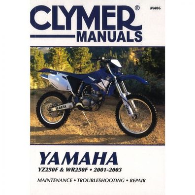 Yamaha YZ250F WR250F (2001-2003) Reparaturanleitung Clymer