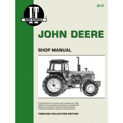 John Deere 4050 4250 4450 4650 4850 (1983-1989) Traktor Reparaturanleitung I&T
