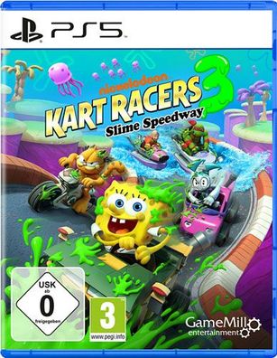 Nickelodeon Kart Racers 3 Slime Speedway PS-5 - NBG - (SONY® PS5 / Rennspiel)