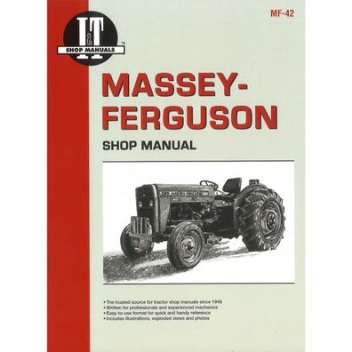 Massey Ferguson MF230 MF235 MF240 MF245 MF250 Traktor Reparaturanleitung I&T