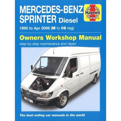 Mercedes-Benz Sprinter Diesel 1995-04.2006 Transporter Reparaturanleitung Haynes