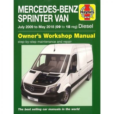 Mercedes-Benz Sprinter Transporter 08.2009-2018 Diesel Reparaturanleitung Haynes