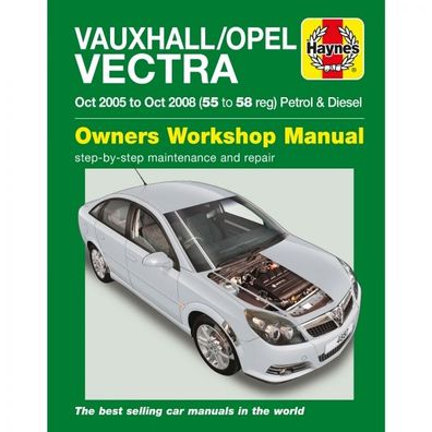 Opel Vectra Vauxhall 10.2005-10.2008 Benzin Diesel Reparaturanleitung Haynes