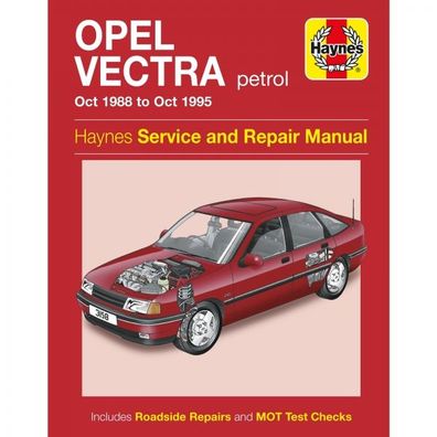 Opel Vectra 10.1988-10.1995 Benzin Petrol Reparaturanleitung Haynes