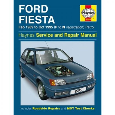 Ford Fiesta 1989-1995 Benzin Petrol Reparaturanleitung Haynes