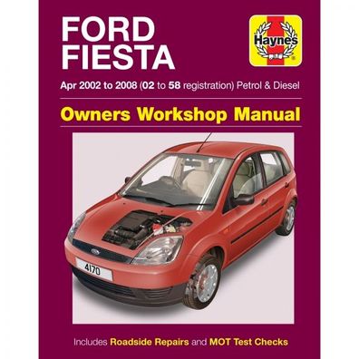 Ford Fiesta 2002-2008 Benzin Petrol Diesel Reparaturanleitung Haynes