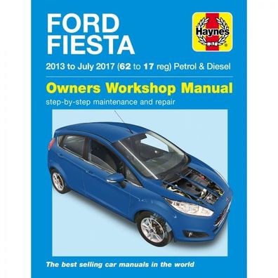 Ford Fiesta 2013-2017 Benzin Petrol Diesel Reparaturanleitung Haynes