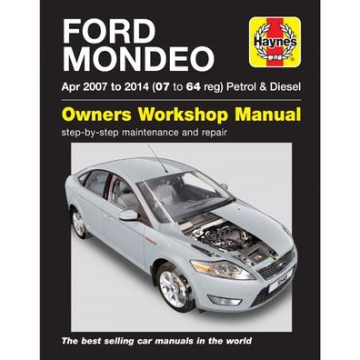 Ford Mondeo 2007-2014 Benzin Petrol Diesel Reparaturanleitung Haynes