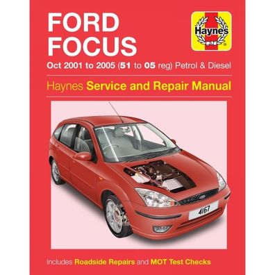 Ford Focus 2001-2005 Benzin Petrol Diesel Reparaturanleitung Haynes