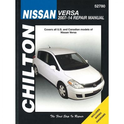 Nissan Versa 2007-2014 USA US Kanada Canada Import Reparaturanleitung Chilton